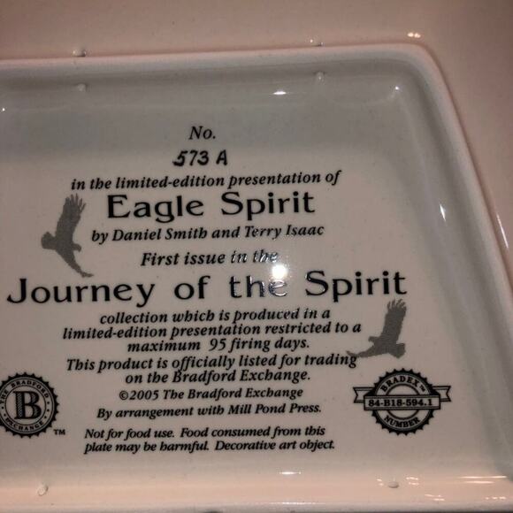 Bradford Exchange Eagle Plate 573A collectible collectors edition nature birds - Picture 2 of 3